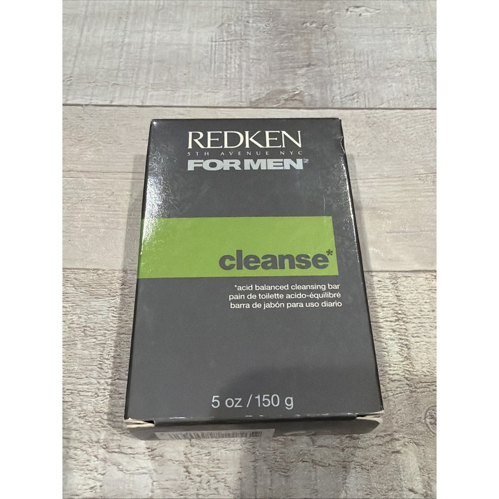 Redken for Men Cleanse Acid Balanced Cleansing Bar 5 oz New